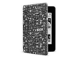 Connect IT pouzdro pro Amazon NEW Kindle Paperwhite 4 (2018), černé Doodle (CEB-1043-BK)