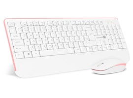 Connect IT Combo, bílá/růžová (CKM-7801-CS)