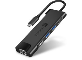 Connect IT CHU-8020 USB-C hub, 5v1, antracit