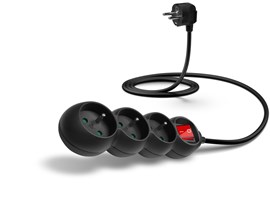 Connect IT 175413 prodlužovací kabel 3 zásuvky, 1,5 m