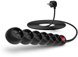 Connect IT 175409 prodlužovací kabel 6 zásuvek, 5 m