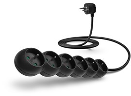 Connect IT CES-1322-BK prodlužovací kabel 6 zásuvek, 2 m