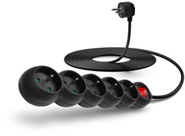 Connect IT CES-1005-BK prodlužovací kabel 5 zásuvek, 5 m
