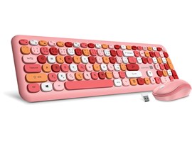 Connect IT FASHION klávesnice + myš růžová