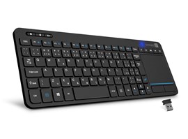 Connect IT Touch bezdrátová klávesnice + touch  pad černá