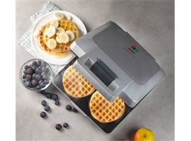 Domo DO9251W Vaflovač Vafflelicious, 4x kulatá vafle, bílý