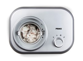 Zmrzlinovač s kompresorem - stříbrný - PRIMO PR406IM