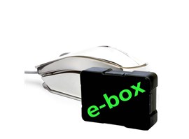 E-Blue Myš MOOD, stříbrná, e-box