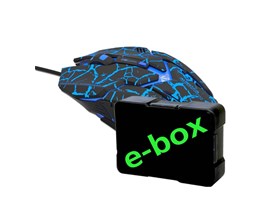 E-Blue Myš Auroza Gaming, černá 49543