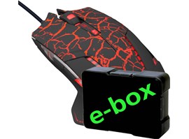 E-Blue Myš Mazer Pro,černá/červená,ebox