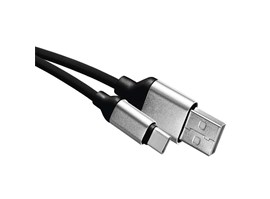 Emos SM7025BL USB 2.0 A/M - C/M, 1m, černý