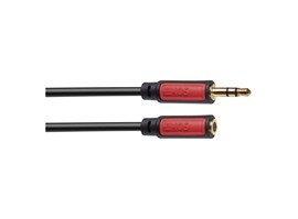 JACK kabel 3,5mm stereo, vidlice - 3,5mm zásuvka 5m