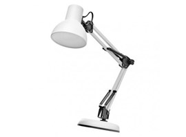 Emos Z7609W stolní lampa LUCAS,E27,bílá