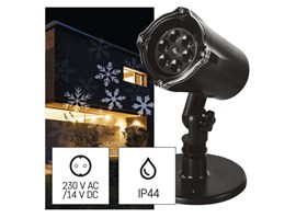 Emos DCPC02 LED dekorativní projektor, vločky