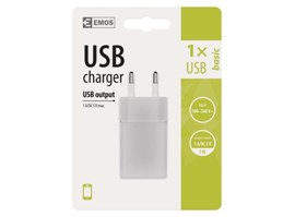 Emos Univerzální USB adaptér BASIC do sítě 1A (5W) max.