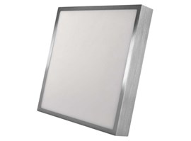 Emos ZM6253 LED přisazené svítidlo NEXXO, čtvercové, stříbrné, 28,5W, se změnou CCT