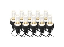 Emos DCPC08 LED světelný řetěz – 10x párty žárovky, 4,5 m, venkovní i vnitřní, studená bílá
