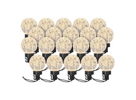 Emos DCPW07 LED světelný řetěz – 20x párty žárovky, 7,6 m, venkovní i vnitřní, teplá bílá