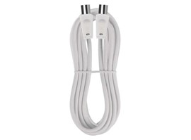 Emos Anténní koaxiální kabel stíněný 2,5m rovné vidlice