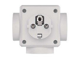 Emos Rozboč. zásuvka 3× kulatá, 2× USB