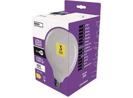 Emos LED žárovka Filament G125 11W E27