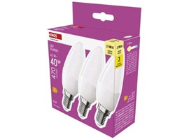 Emos LED žárovka Classic svíčka / E14 / 4,2 W (40 W) / 470 lm / teplá bílá