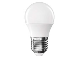 Emos LED žárovka Classic Mini Globe / E27 / 4,2 W (40 W) / 470 lm / neutrální bílá