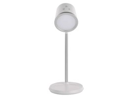 Emos LED stolní lampa ABBIE, nabíjecí, bílá