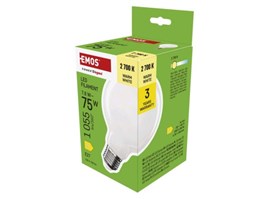 Emos LED žárovka Filament G95 / E27 / 7,8 W (75 W) / 1055 lm / teplá bílá