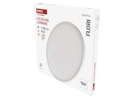 Emos LED přisazené svítidlo FLORI kruhové, bílé, 22W, neutrální bílá