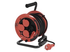 Emos Venkovní prodlužovací kabel na bubnu 25 m / 4 zásuvky / guma / 230 V / 1,0 mm2 / IP44