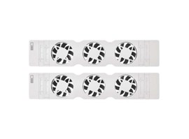 Emos Ventilátor pod radiátor DUO, bílý