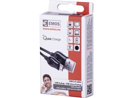 Emos SM7004B USB 2.0A/M-micro B/M 1M B