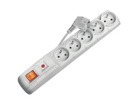 Emos P53876 Přepěťová ochrana 5 zásuvek 5m garance 2 000 €
