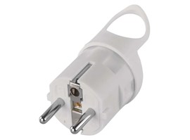 Emos Vidlice přímá pro prodlužovací kabel, bílá