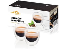 Skleničky na espresso ETA 4181 91000 sklo