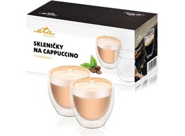ETA Sklenička na cappuccino 4181 91010 250 ml, 2ks