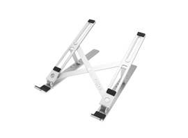 Stojánek FIXED Frame Fold pro notebooky a tablety, skládací stříbrný (FIXFR-FO-SL)