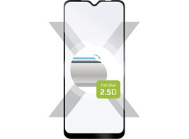 Ochranné tvrzené sklo FIXED Full-Cover pro Vivo Y11s/Y20s, lepení přes celý displej, černé