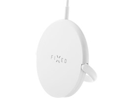 Stolní nabíječka FIXED MagPad s podporou uchycení MagSafe,15W,bílá
