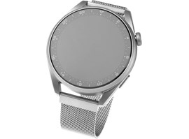 Síťovaný nerezový řemínek FIXED Mesh Strap s šířkou 22mm pro smartwatch, stříbrný