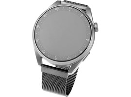 Síťovaný nerezový řemínek FIXED Mesh Strap s šířkou 20mm pro smartwatch, černý