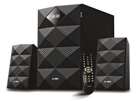 FENDA F&D repro A180X/ 2.1/ 42W/ černé/ BT4.0/ FM rádio/ USB přehrávání/ dálkový ovladač