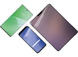 Univerzální ochranná folie FIXED Screen Protector pro displeje do 12", 250x185 mm čirá