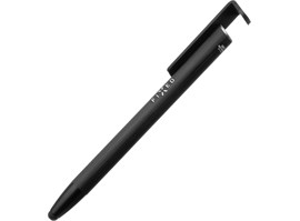 Propiska 3v1 se stylusem a stojánkem FIXED Pen, antibakteriální povrch, hliníkové tělo, černá