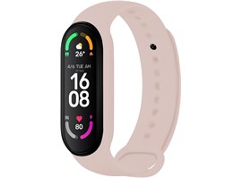 Silikonový řemínek FIXED Silicone Strap pro Xiaomi Band 7/ Mi Band 6/ Mi Band 5, růžový