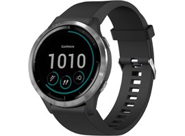 Silikonový řemínek FIXED Silicone Strap pro Garmin QuickFit 20mm, černý