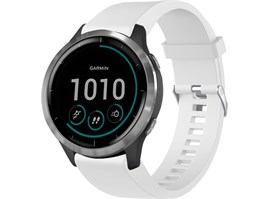 Silikonový řemínek FIXED Silicone Strap pro Garmin QuickFit 20mm, bílý