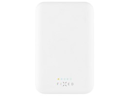Powerbanka FIXED MagZen s bezdrátovým nabíjením a podporou Magsafe, 6 000 mAh, bílá