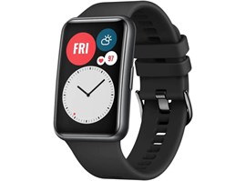 Silikonový řemínek FIXED Silicone Strap pro Huawei Watch FIT, černý